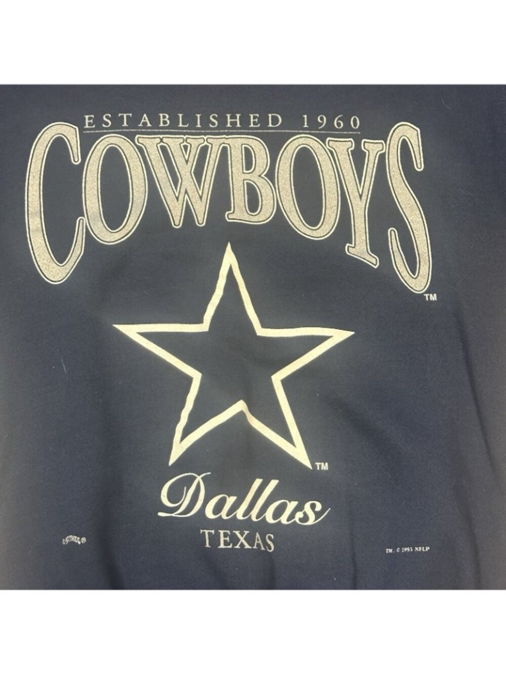 Vintage Lee Sports Dallas Cowboys Crewneck Sweatshirt L - Picture 9 of 11
